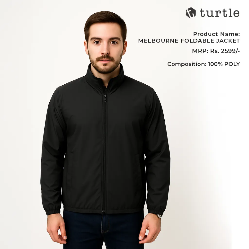 Black - Melbourne - Foldable Jacket 4.webp