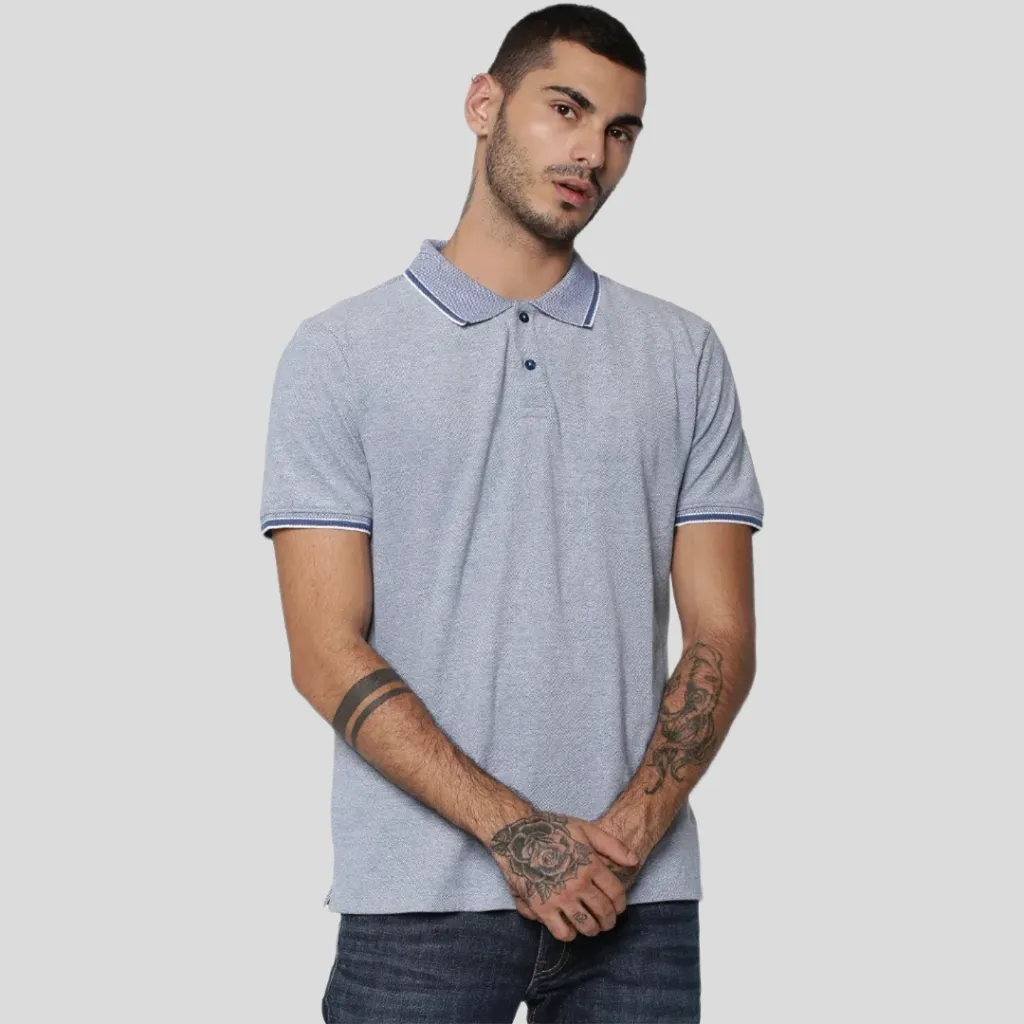 Jack & Jones Viktor Polo T-Shirt – 100% Cotton Pique, Yarn Dyed, 230 GSM