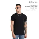 Turtle Auckland Round Neck T-Shirt – 100% Combed Cotton Bio-Washed T-Shirt, 180 GSM