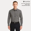 Turtle Newcastle Formal Shirt – 100% Cotton Satin Finish Tailored Fit Shirt