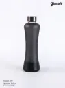 Glasafe SYP Ergonomic Glass Water Bottle – 550ml Borosilicate Bottle with Anti-Slip Silicone Base