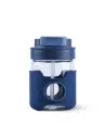 Glasafe FlipSip Glass Bottle – 360ml Borosilicate Sipper Bottle with Dual Sip & Chug Lid, Silicone Sleeve