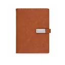 Premium A5 PU Leather Notebook with Magnetic Strap Closure – 192 Pages Executive Planner Journal (Custom Branding Available)