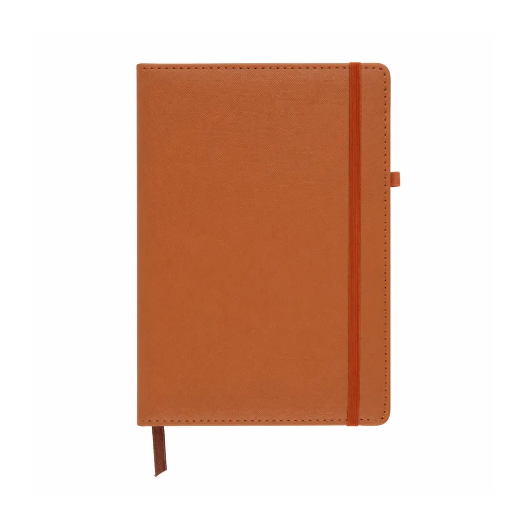 A5 PU Leather Notebook with Elastic Closure – 192 Pages Executive Diary (Custom Branding Available)