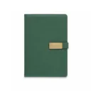 A5 Premium Magnetic PU Leather Notebook with Metal Accent – 192 Pages Executive Diary (Custom Branding Available)