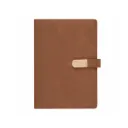 A5 Magnetic Lock Executive Notebook – Premium PU Leather Diary with 192 Pages (Custom Branding Available)