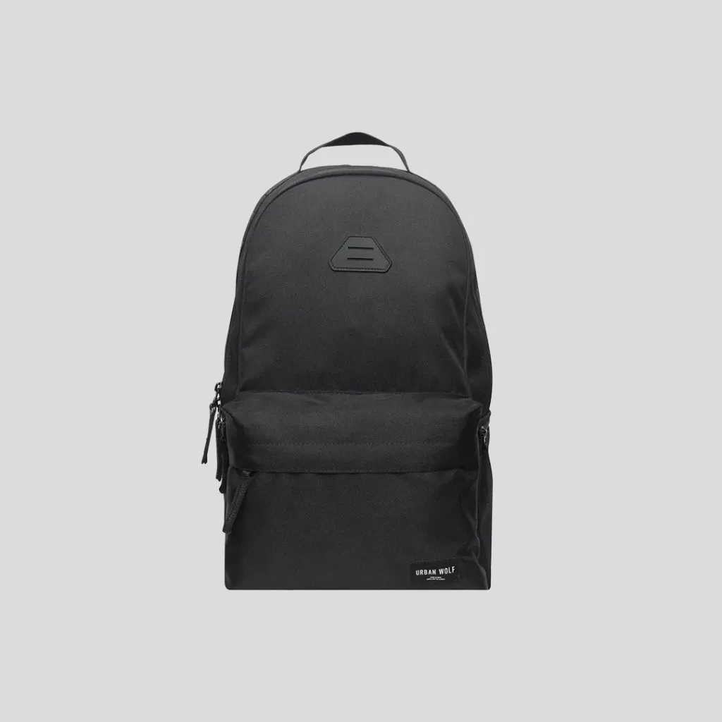 Urban Wolf 20L Unisex Casual Backpack for College and School-Black.